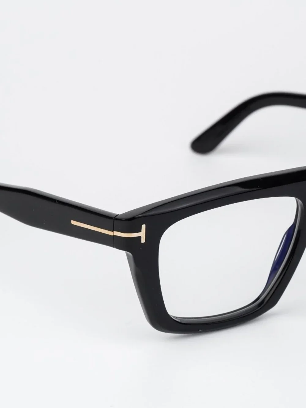 Tom Ford Women Eyeglasses Black Rectangle FT6059-B 001 NEW AUTHENTIC